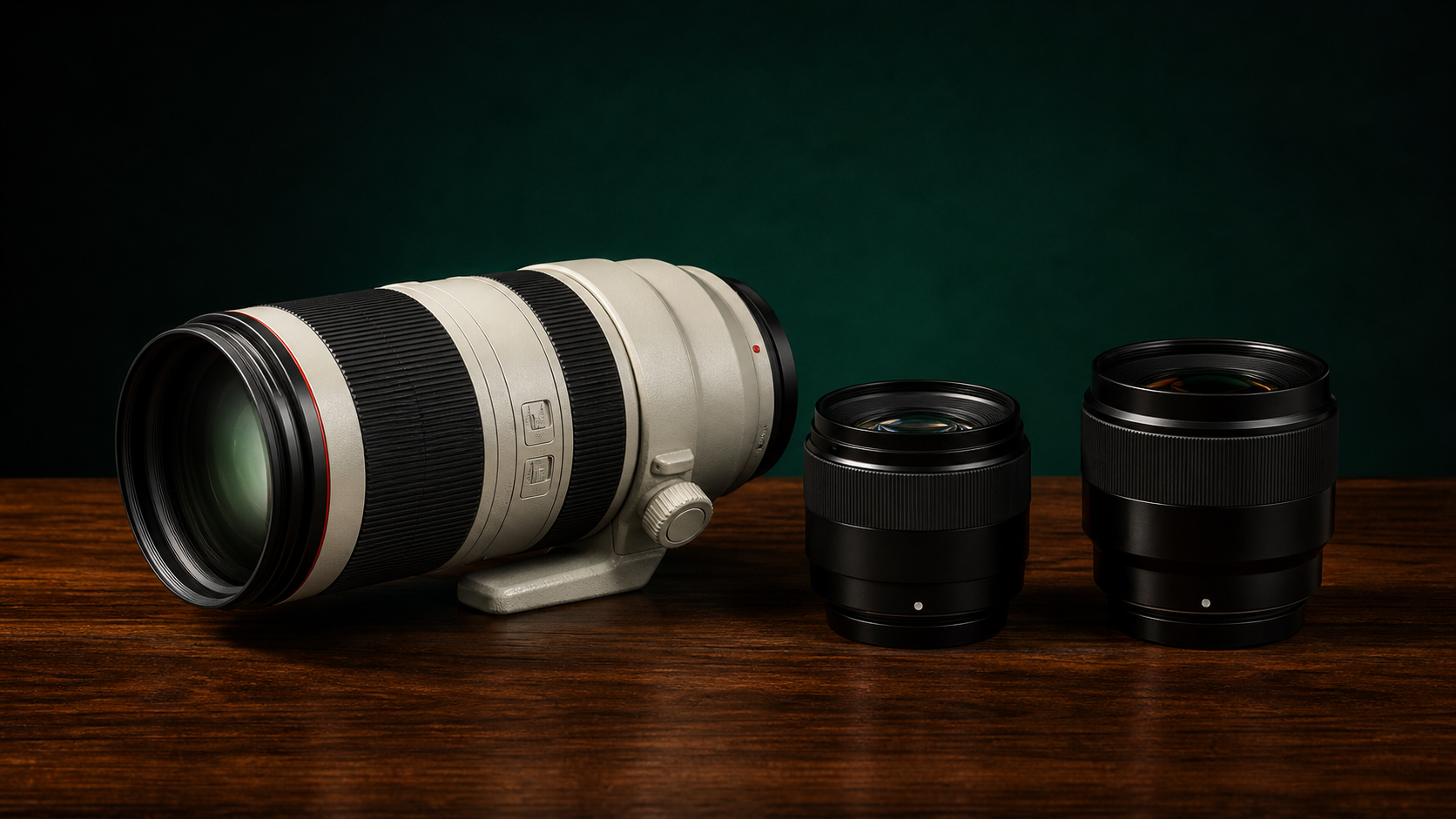 Professional Canon and Sigma lenses